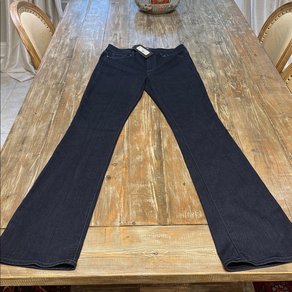 PAIGE Midnight Flare Jeans - Picture 6 of 8